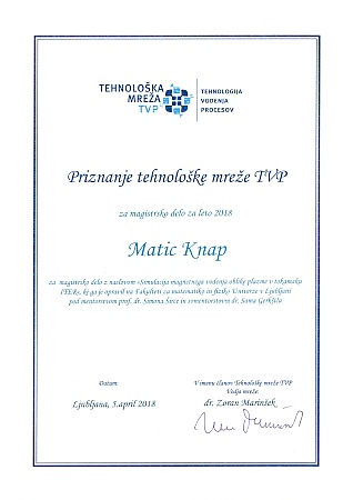 Priznanje tehnološke mreže TM TVP